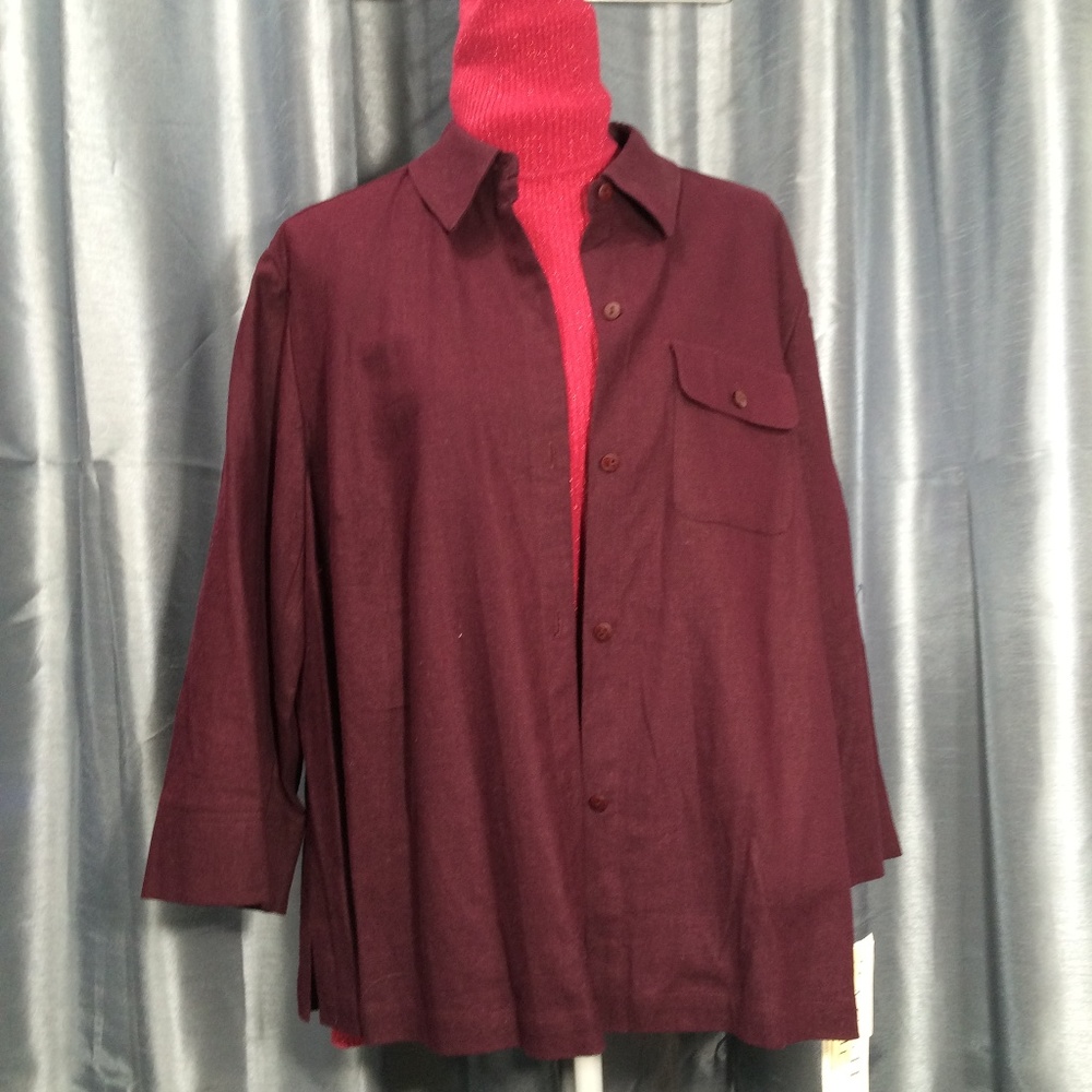 NEW 2pc Maggie Mc Naughton Linen Pantsuit